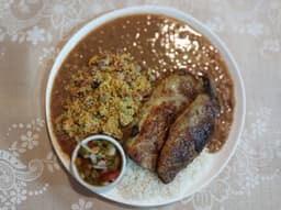 Picanha Suína com Farofa