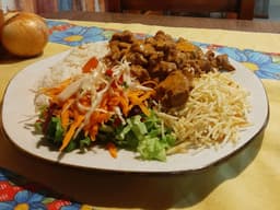 Strogonoff de Carne ou Frango (Individual)